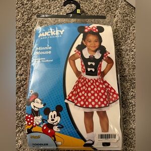 Disney Minnie Mouse Red Polka Dot Dress Costume